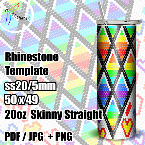 diamond bling tumbler template SS20 honeycomp for 20oz skinny straight.jpg