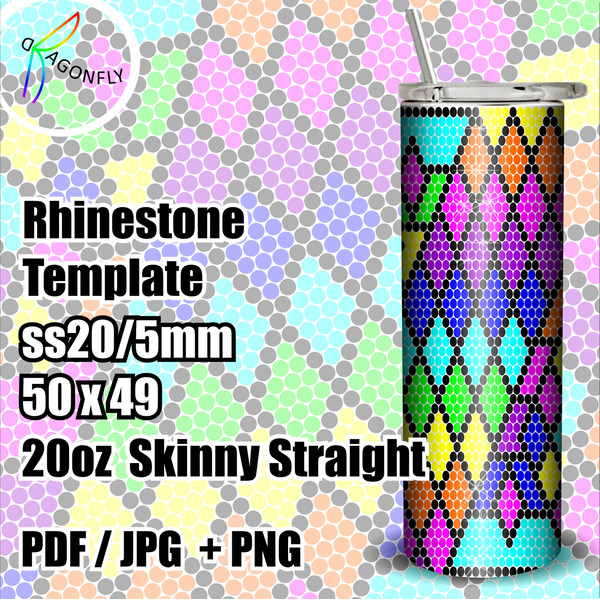 20oz 20ss Rainbow diamond Seamless Rhinestone Pattern Rhinestone.jpg