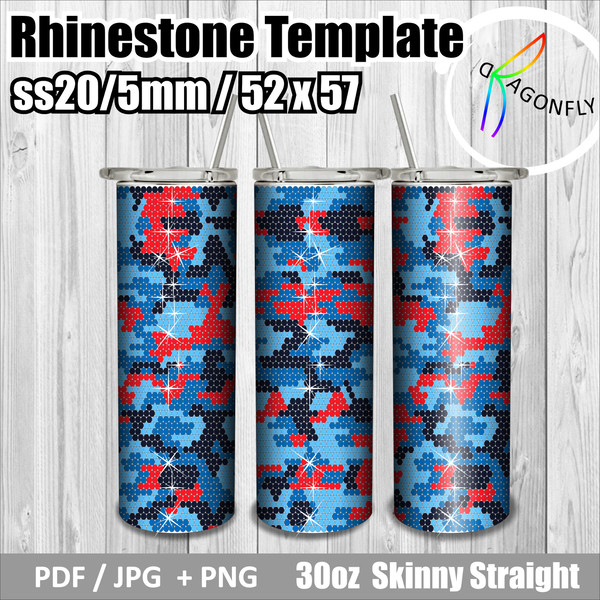 ss20 Rhinestone Glitter Tumbler - THE RED and BLUE.jpg