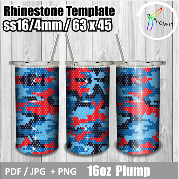 ss16 Rhinestone Glitter Tumbler - THE RED and BLUE.jpg
