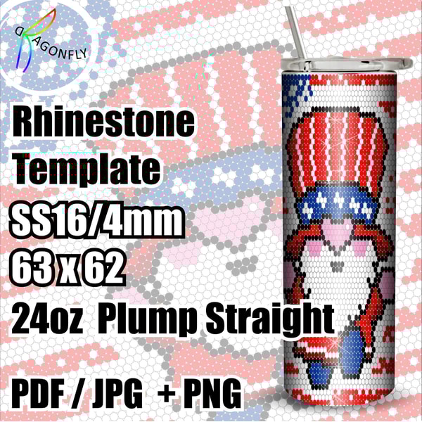 Donald Trump 2024 Rhinestone template for 24 oz tumbler, Tru - Inspire ...