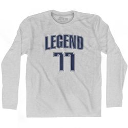 Legend 77 Dallas Luca Adult Cotton Long Sleeve T-Shirt