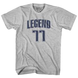 Legend 77 Dallas Luca Basketball Womens Cotton Junior Cut T-Shirt