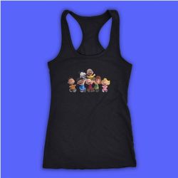 peanuts snoopy women&8217s tank top racerback