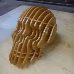Digital Template Cnc Router Files Scull Cnc for Wood Laser Cut Pattern