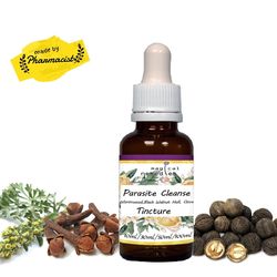 Parasite Cleanse Tincture/Extract-Wormwood,Black Walnut Hull, Clove,Best Quality