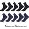 Men Antibacterial Bamboo Fiber Socks Quarter Ankle High Comfortable Breathable Dress Socks 11