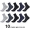 Men Antibacterial Bamboo Fiber Socks Quarter Ankle High Comfortable Breathable Dress Socks 15