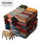 Fashion Mens Wool Socks Retro Style Warm  Colorful For Snow Boots 1