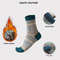 Fashion Mens Wool Socks Retro Style Warm  Colorful For Snow Boots 5