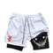 Men Gym Shorts With Double Layer Breathable Running Shorts For Workouts Training 5