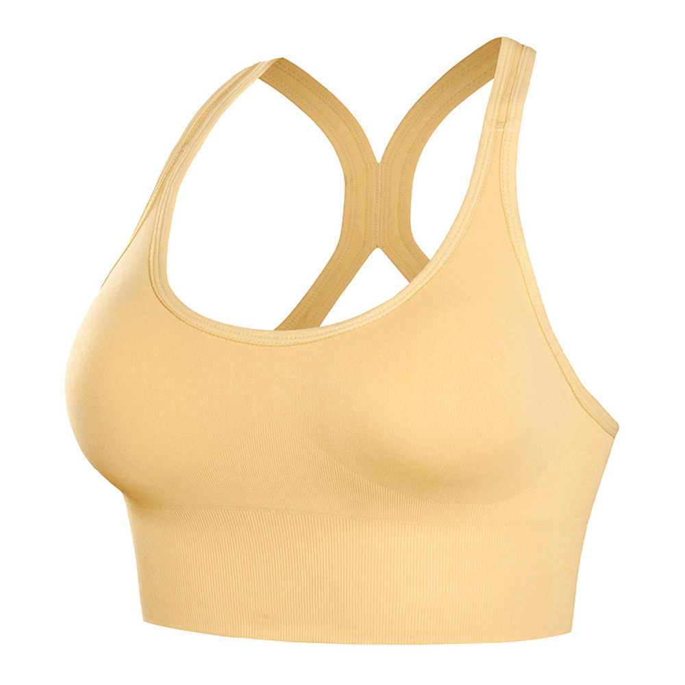 Breathable Wirefree Padded Push Up Sports Top, Solid Color Sexy Fashion Sports Bras, Gym Yoga Workout Bra Sports Bra Top