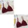 French Lace Women Bralette Soft Deep V Brassiere No Steel Ring Beauty Back Bra Girls Triangle Cup P 12