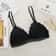 French Lace Women Bralette Soft Deep V Brassiere No Steel Ring Beauty Back Bra Girls Triangle Cup P 14