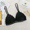 French Lace Women Bralette Soft Deep V Brassiere No Steel Ring Beauty Back Bra Girls Triangle Cup P 14