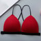 Front Closure Bra Sexy Lingerie Deep V Bralette, Seamless Push Up Bras for Women, Soft Brassiere Underwear