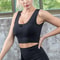 High Strength Sports Bra Womens Shock Proof Underwear, Anti Sagging Front Zipper Running Yoga Vest Fitness Wear