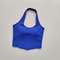 Womens Shockproof Running Gathering Bra One Piece Cup Summer New Sports Bra Hanging Neck Back Fitne 6