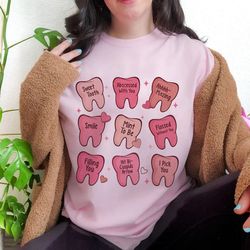 Valentine Dentist Shirt, Dental Hygienist Shirt, Dental Assistant Tshirt, Valentines Day Shirt For Dentist, Dental