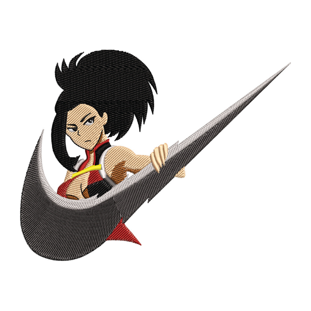 momo yaoyorozu embroidery design