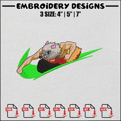 Inosuke Embroidery Design File/ Kimetsu no yaiba Anime Embroidery Design/ Machine Design Pes Dst. Inosuke Hashibira
