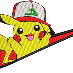 Nike Pikachu Pokemon Embroidery Design, Pikachu embroidery, Nike design, anime design, Digital download