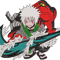 Jiraiya frog embroidery design, Naruto embroidery, Anime design, Embroidery shirt, Embroidery file, Digital download.png