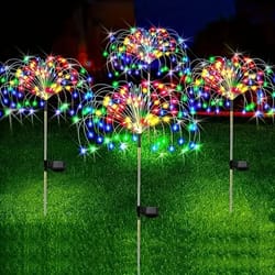 solar powered string lamp, waterproof led outdoor bulbs for tree, lawn, patio & garden diy decoration