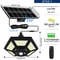 Solar Pendant Light Indoor Outdoor 228 LED, Remote Solar Shed Light for Garage, Barn, Gazebo, Yard