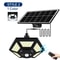 Solar Pendant Light Indoor Outdoor 228 LED, Remote Solar Shed Light for Garage, Barn, Gazebo, Yard