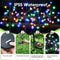 Waterproof Solar Cherry Blossom Ground Lamp Lights, Flower Powered LED Outdoor Garden Pathway Courtyard Lighting