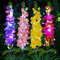 Outdoor Solar Powered Swallowgrass Flower Lantern for Garden Decoration, Solar Energy Landscape Lighting Lamp