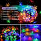 Cherry Blossom 5M 20LED Solar String Lights, Outdoor Waterproof Lamp, Battery Operated Garden Party Christmas Decor