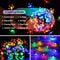 Cherry Blossom 5M 20LED Solar String Lights, Outdoor Waterproof Lamp, Battery Operated Garden Party Christmas Decor