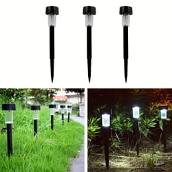 solar garden lights 10 pack led outdoor landscape lighting waterproof for patio, yard walkway pathway decor