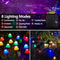Outdoor LED Mushroom Light with 8 Functions, Solar Garden String Lights, Holiday Courtyard Decor Lamps