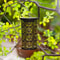 Solar Powered Iron Lantern Outdoor Light, Hollow Metal Design for Gardens, Patios, Parties and Holiday Gift Decoration