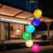 Colorful Solar Particle Ball Wind Chime Light for Garden, Outdoor Landscape Light, Patio Party Decorative Lamp
