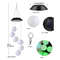 Colorful Solar Particle Ball Wind Chime Light for Garden, Outdoor Landscape Light, Patio Party Decorative Lamp