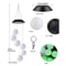 Colorful Solar Particle Ball Wind Chime Light for Garden, Outdoor Landscape Light, Patio Party Decorative Lamp