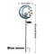 Blue Moon and Stars Solar Garden Light, Celestial Pathway Lamp, Warm White LED, Auto Dusk to Dawn IP65