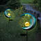 Blue Moon and Stars Solar Garden Light, Celestial Pathway Lamp, Warm White LED, Auto Dusk to Dawn IP65