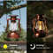 Retro Outdoor Solar Camping Lantern, Portable LED Kerosene Lamp for Garden, Hanging Decorative Waterproof Park Light