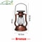 Retro Outdoor Solar Camping Lantern, Portable LED Kerosene Lamp for Garden, Hanging Decorative Waterproof Park Light