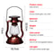 Retro Outdoor Solar Camping Lantern, Portable LED Kerosene Lamp for Garden, Hanging Decorative Waterproof Park Light