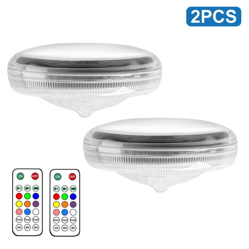 Rechargeable Solar Swimming Pool Lights With Remote 9 Color LED Timer Waterproof Atmosphere Lantern 7