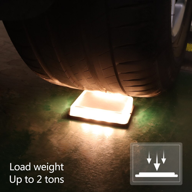 Outdoor Solar Power Step Light Stair Lamp, 12 LEDs Waterproof Deck Light, Auto On Off Garden Lighting