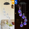 6LED Bulb Wind Chime Solar Light, Outdoor Garden Decor Wind Chime, Party Decoration, Balcony Lights, Holiday Gift Idea