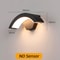 Aluminum LED Wall Light Outdoor Motion Sensor, Waterproof Garden, Corridor, Stairs, Interior Wall Lamp Fixture