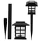 2 PCS Solar Lawn Lamp Lights for Garden Landscape, ABS LED Outdoor Decoration, Energy Floor Yard Ornament